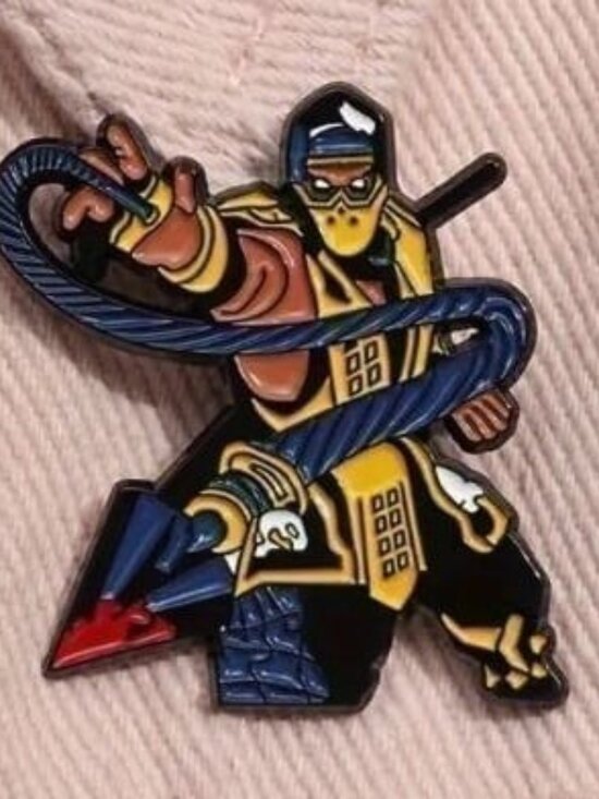Jewelry - Mortal Kombat Scorpion Enamel pin